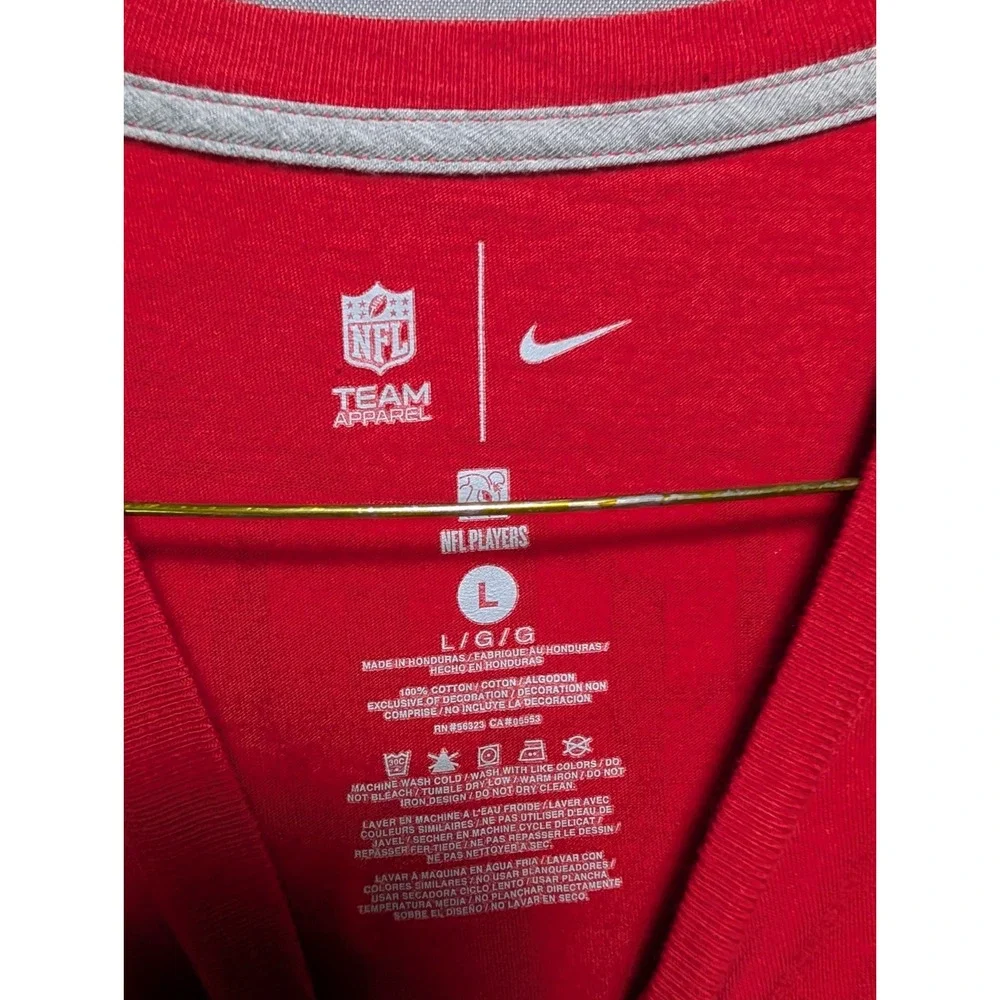 Nike San Francisco 49ers Frank Gore 21 T Shirt Mens Large Red Football NFL